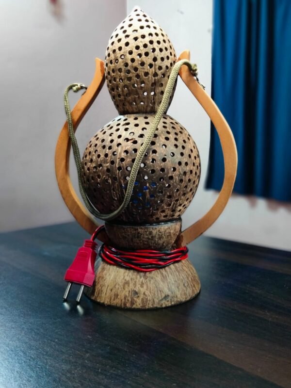 COCONUT ELECTRIC HURRICANE LAMP